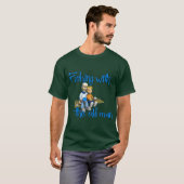 Fischerei mit dem alten Mann T-Shirt (Vorne ganz)