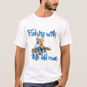 Fischerei mit dem alten Mann T-Shirt (Vorderseite)