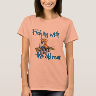 Fischerei mit dem alten Mann T-Shirt