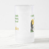 Fischerei mit Enkel Mattglas Bierglas (Mittel)