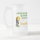 Fischerei mit Enkel Mattglas Bierglas (Links)