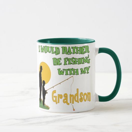 Fischerei mit Enkel Tasse (Rechts)