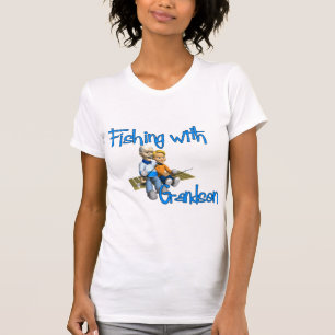Fischerei mit Grandson Shirt