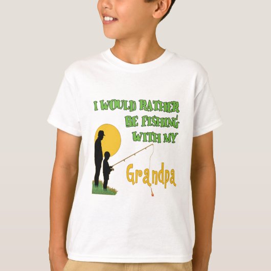 Fischerei mit Großvater T-Shirt (Vorderseite)