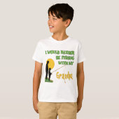 Fischerei mit Großvater T-Shirt (Vorne ganz)