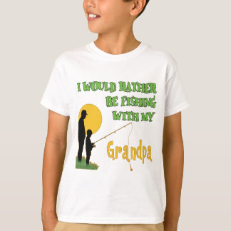 Fischerei mit Großvater T-Shirt