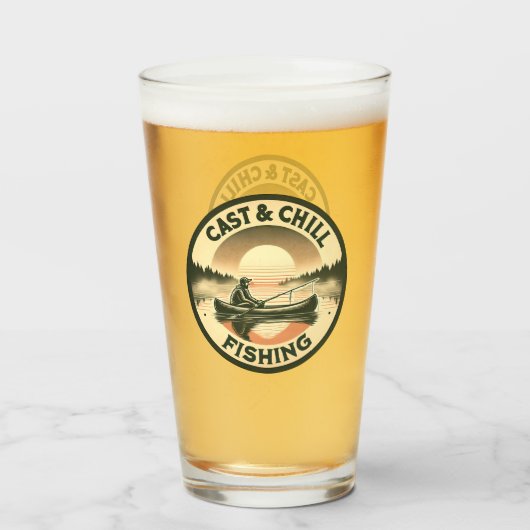 Fischerei mit Küsten und Kühlen, Fischer Glas (Rückseite (gefüllt))