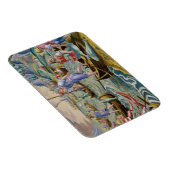 Fischerei mit Nets und Tridents im Golf von Neapel Magnet (Rechte Seite)