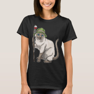 Fischerei mit Siamesen T-Shirt
