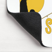 Fischerei mit Stiefsohn Mousepad (Ecke)