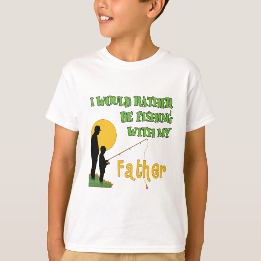 Fischerei mit Vater T-Shirt (Vorderseite)