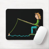 Fischerei Mousepad (Mit Mouse)