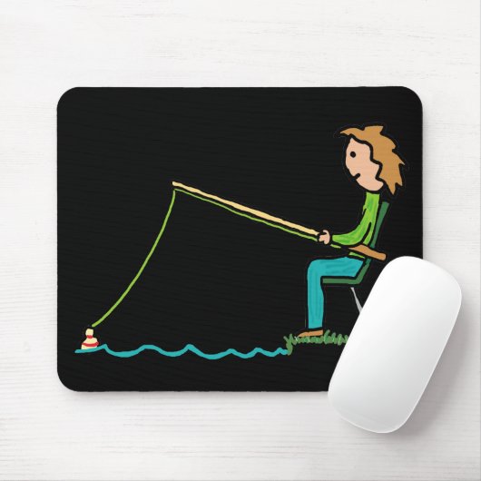 Fischerei Mousepad (Mit Mouse)