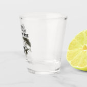 Fischerei nicht der Größe des Köder-lustigen Schnapsglas (Rechts)