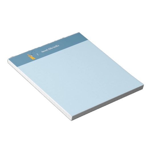 Fischerei Notizblock (angewinkelt)