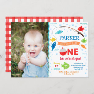 Fischerei O-Fisch-allein Einladung zum 1. Geburtst