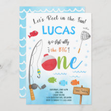 Fischerei O-Fisch-Ally 1. Geburtstag Einladung