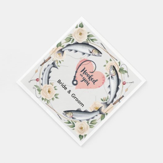 Fischerei- oder Zuchtthemen für Fischereiliebhaber Serviette (Ecke)