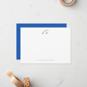 Fischerei - Personalisierte Mitteilungskarten (Vorderseite/Rückseite Beispiel)