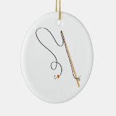 Fischerei Pole Keramik Ornament (Rechts)