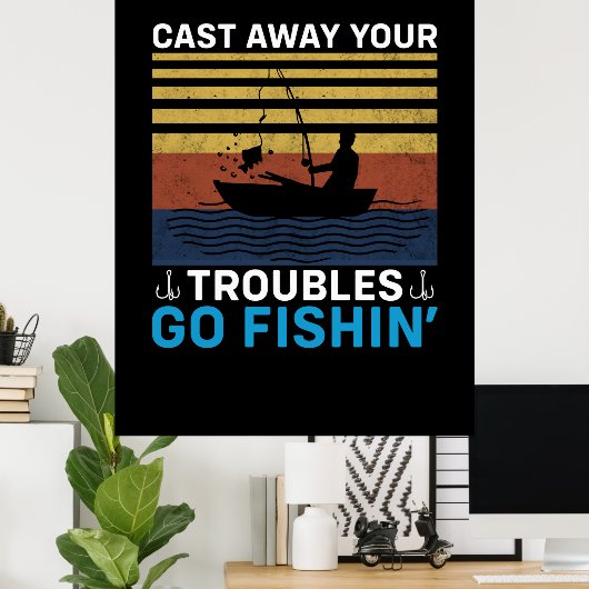 Fischerei Poster (Heimbüro)