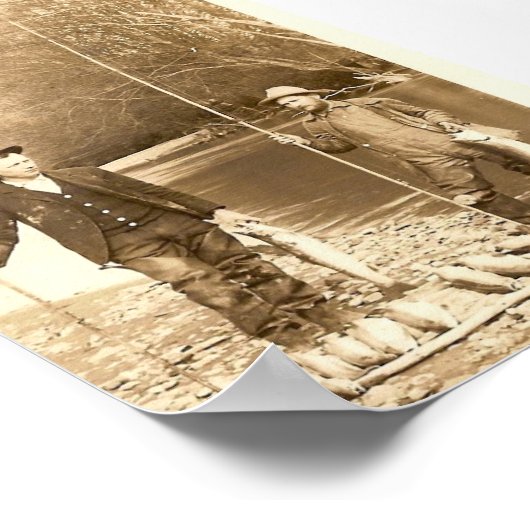 Fischerei Poster (Ecke)