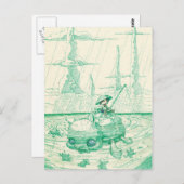 Fischerei Postkarte (Vorne/Hinten)