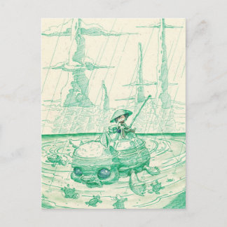 Fischerei Postkarte