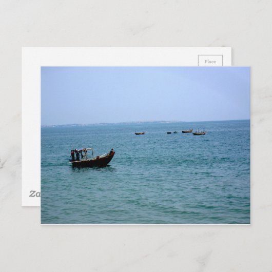 Fischerei Postkarte (Vorne/Hinten)