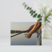 Fischerei Postkarte (Stehend Vorderseite)