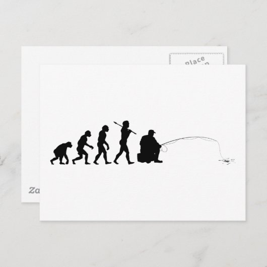 Fischerei Postkarte (Vorne/Hinten)