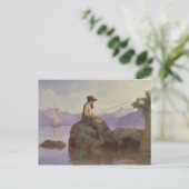Fischerei Postkarte (Stehend Vorderseite)