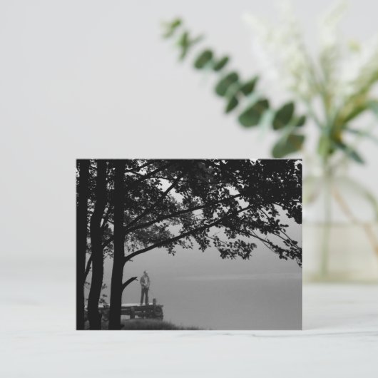 Fischerei Postkarte (Stehend Vorderseite)