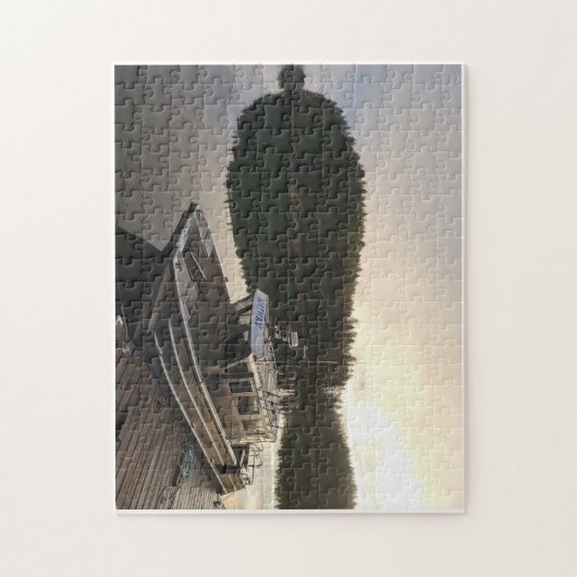 Fischerei-Rätselboot Puzzle (Vertikal)