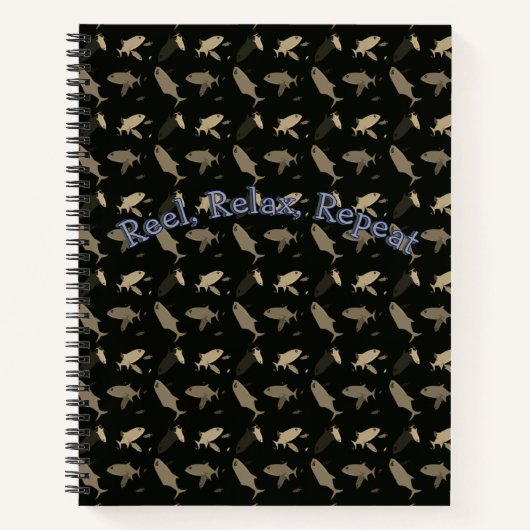 Fischerei - Rollen, Entspannung, Wiederholung Notizblock (Vorderseite)