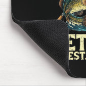 Fischerei-Ruhestandsgeschenk O-fisch-ally Ruhestan Mousepad (Ecke)