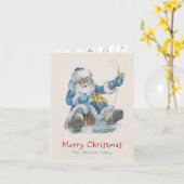 FISCHEREI Santa Gone (FOTO EINFÜGEN) - Karte / (Gelbe Blume)