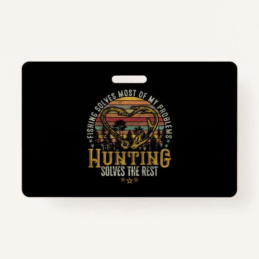 Fischerei & Schattenjäger Antlerelch, Hirschjagd Ausweis (Vorderseite)