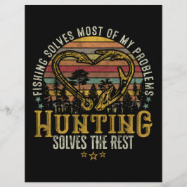 Fischerei & Schattenjäger Antlerelch, Hirschjagd Briefbogen