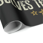 Fischerei & Schattenjäger Antlerelch, Hirschjagd Geschenkpapier (Rolleneckpunkt)