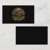 Fischerei & Schattenjäger Antlerelch, Hirschjagd Visitenkarte (Vorne/Hinten)