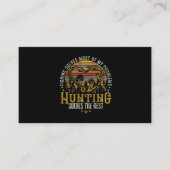 Fischerei & Schattenjäger Antlerelch, Hirschjagd Visitenkarte (Vorderseite)