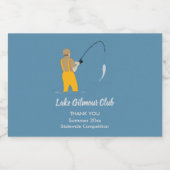 Fischerei Schaumweinetikett (Einzelnes Label)