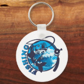 Fischerei Schlüsselanhänger (Vorderseite)