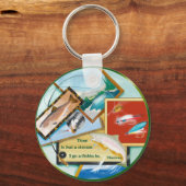 Fischerei Schlüsselanhänger (Vorderseite)