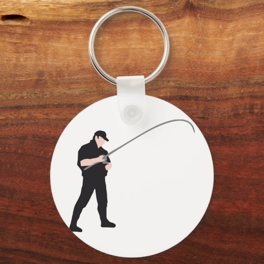 Fischerei Schlüsselanhänger (Vorderseite)