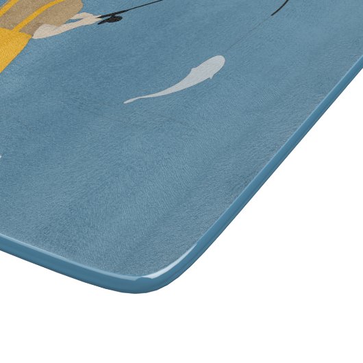 Fischerei Schneidebrett (Ecke)