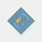 Fischerei Serviette (Ecke)