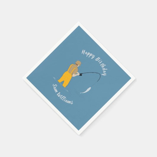 Fischerei Serviette (Ecke)