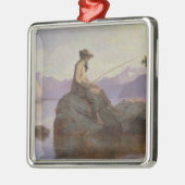 Fischerei Silbernes Ornament (Links)